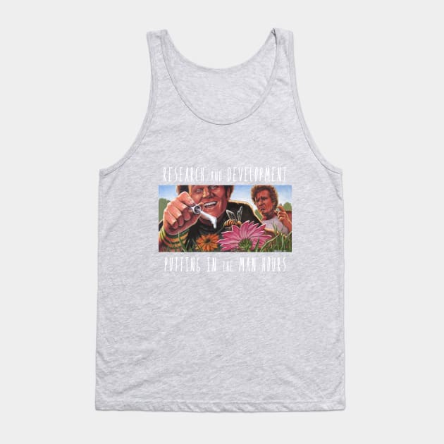 Prestige Worldwide: Research and Development Tank Top by sandradeillustration